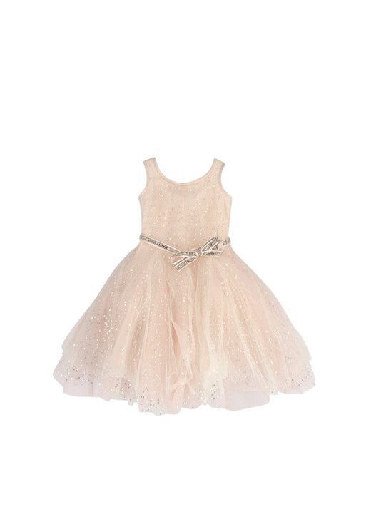 Sequin Tulle Pink Dress