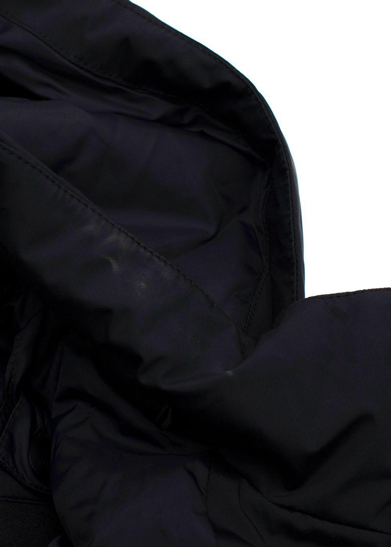 Fendi Black Hooded Ski Jacket