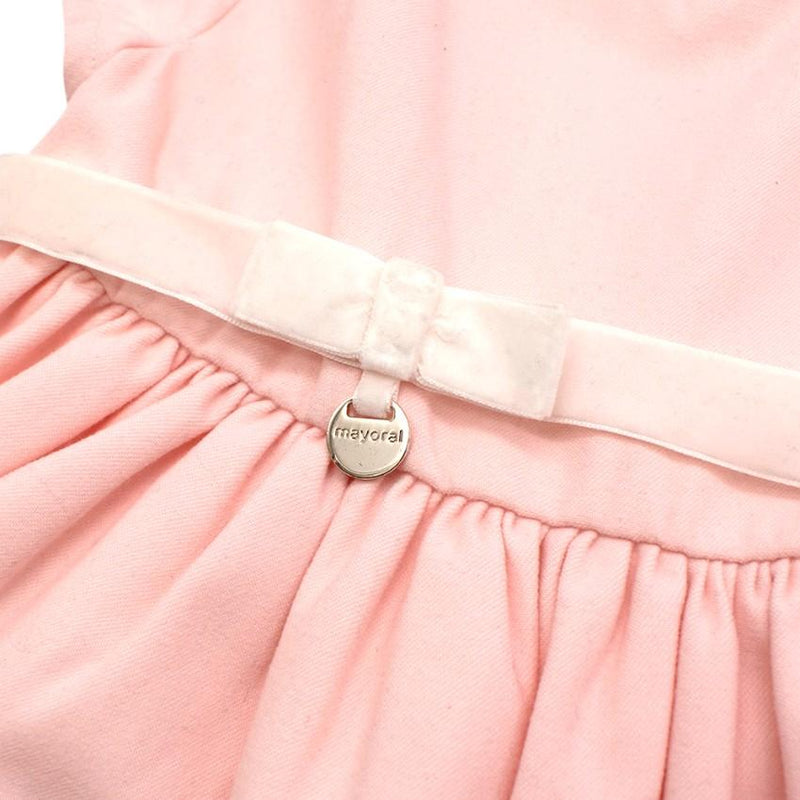 Mayoral Baby Pink House Embroidered Dress