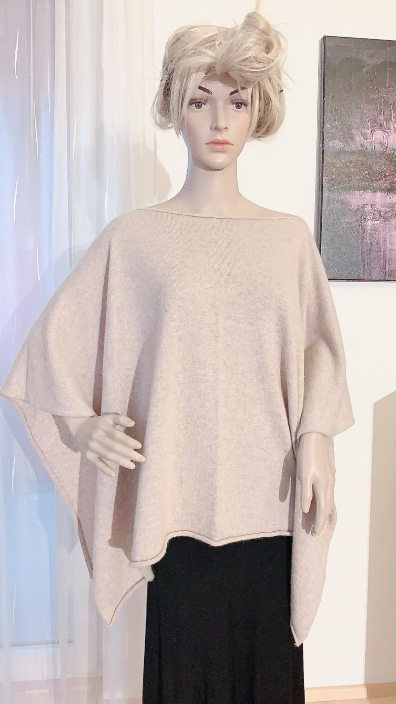 Madeleine Thompson Beige Cashmere Cape