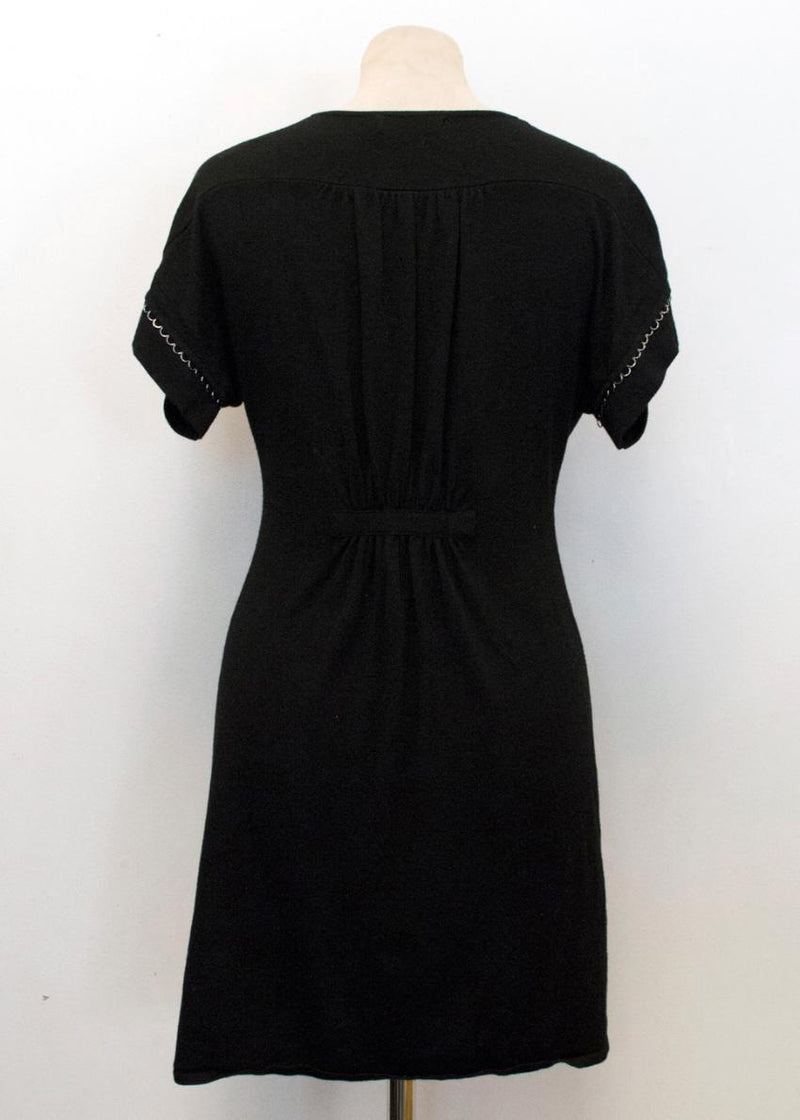 Mint Velvet Black Knitted Dress
