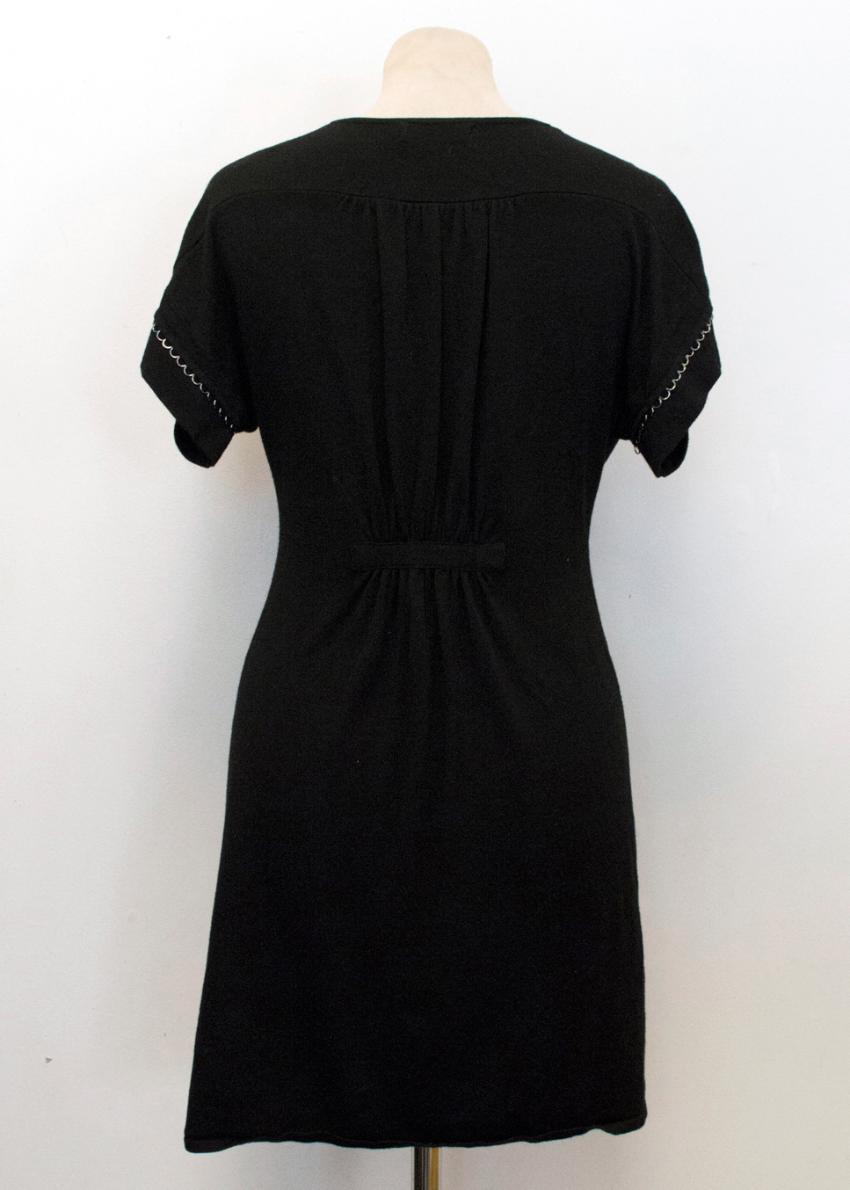 Mint Velvet Black Knitted Dress