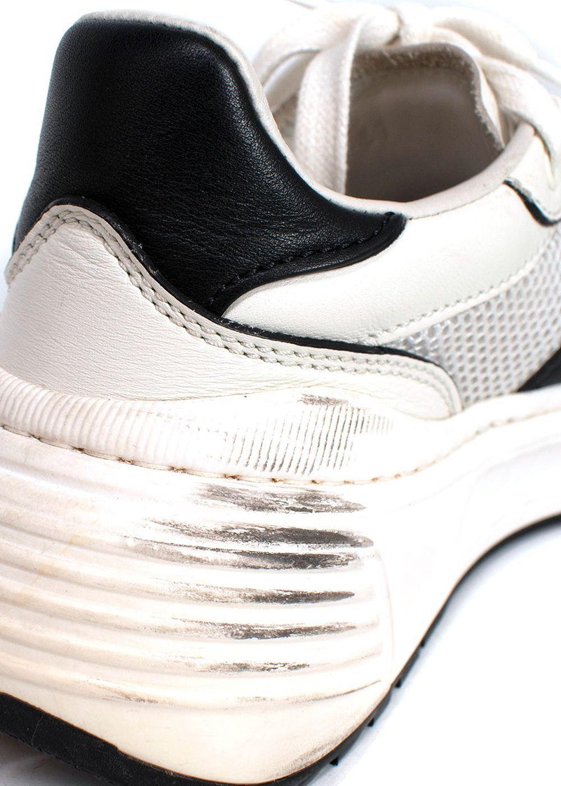 Bottega Chunky Black & White Sneakers