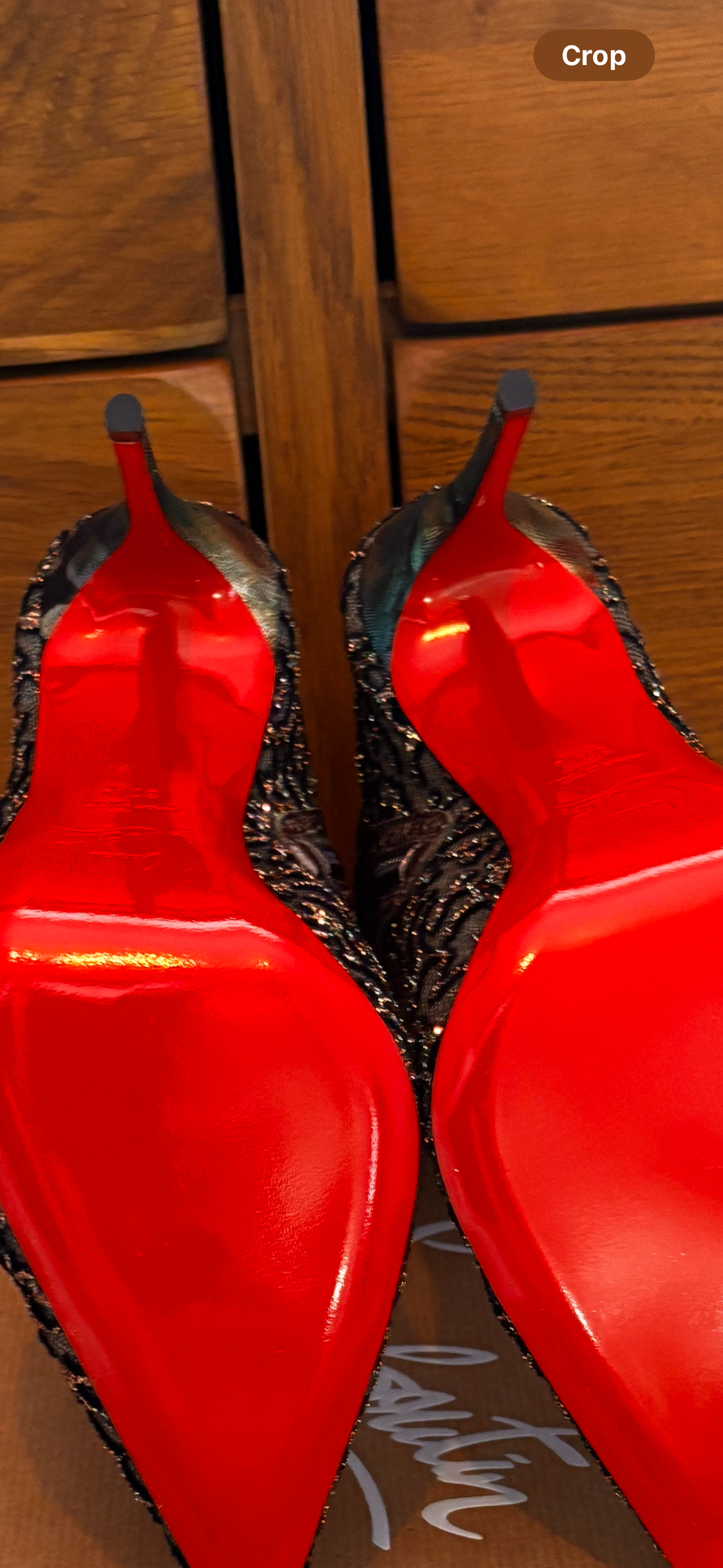 Christian Louboutin Nancy Glitter Booties