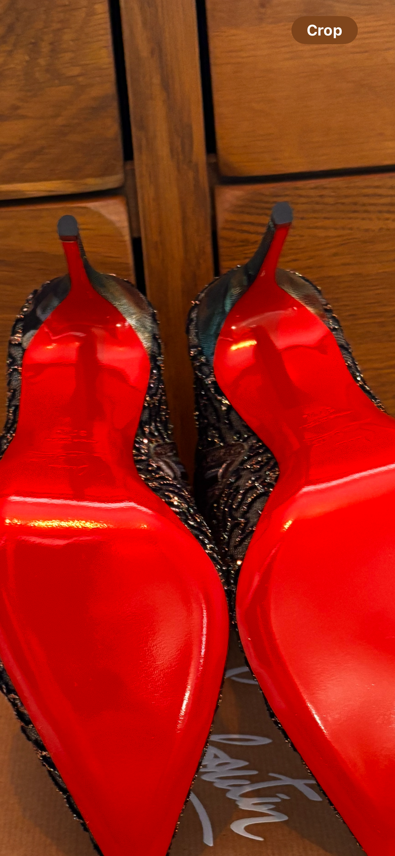 Christian Louboutin Nancy Glitter Booties
