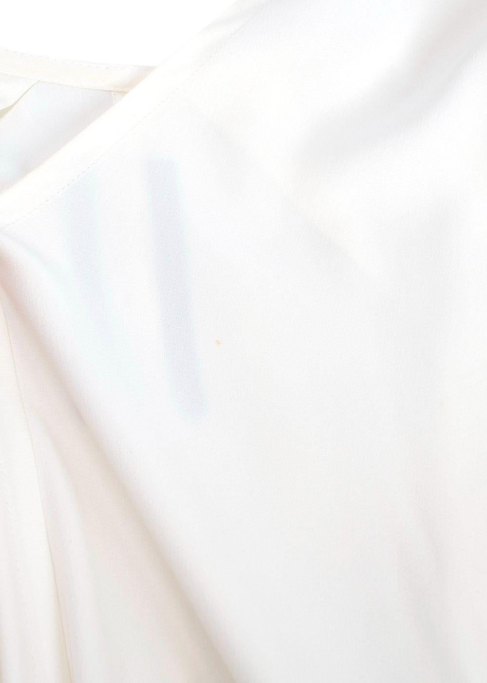 Rick Owens Cream Naska Draped Dress