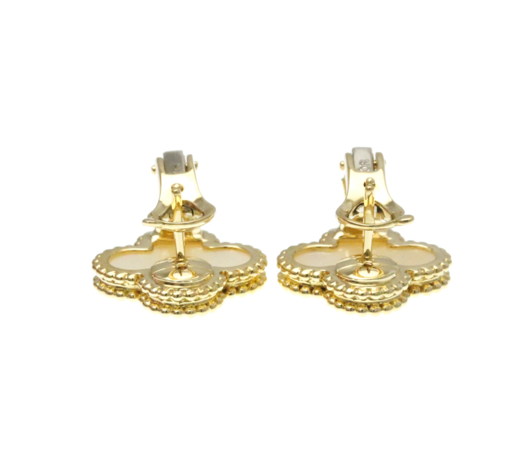 Van Cleef Vintage Alhambra Earrings 15mm x 15mm