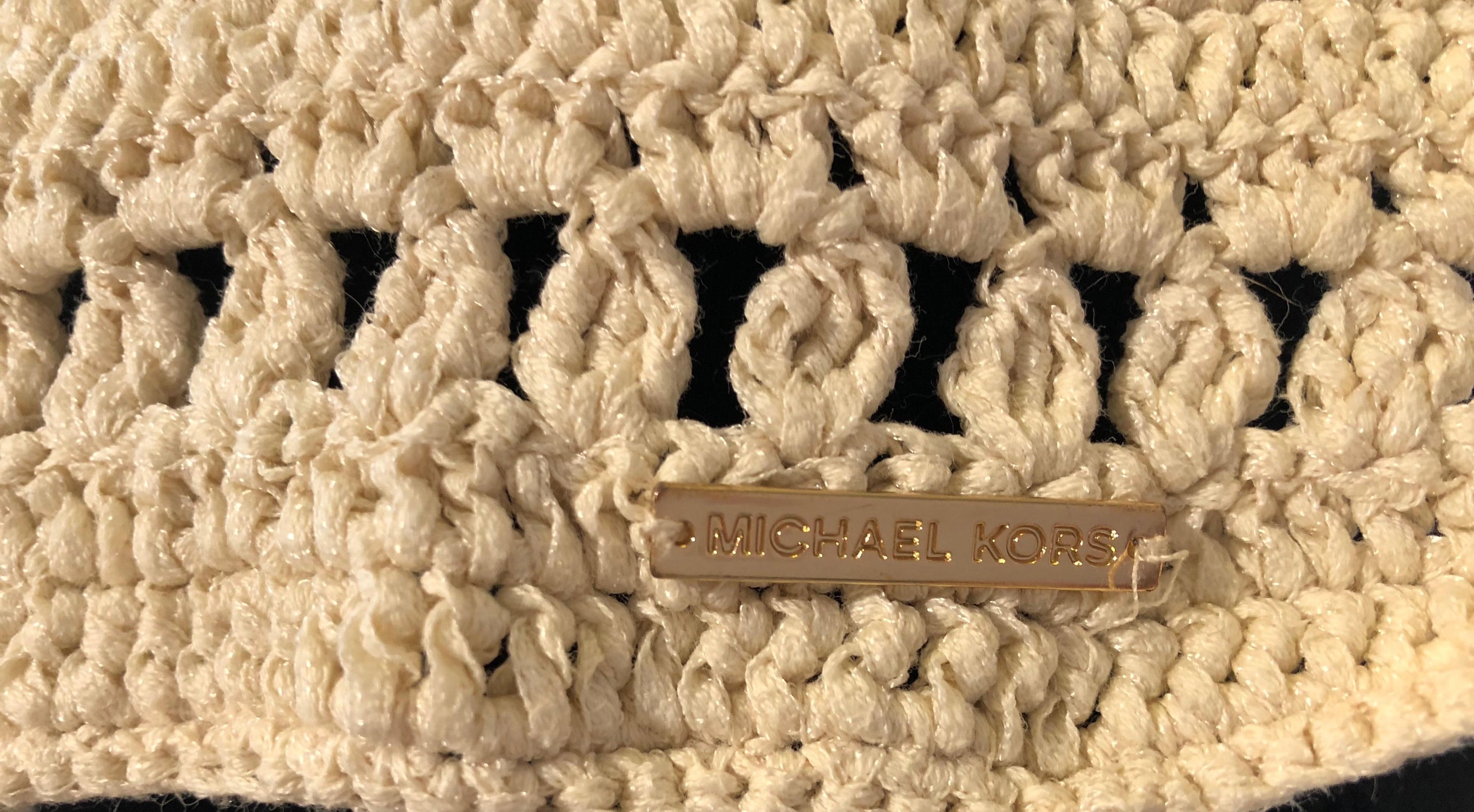 Michael Michael Kors Cream Crochet Tunic