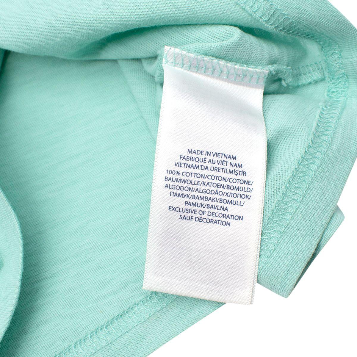 Mint & White Print Cotton Jersey T-Shirt