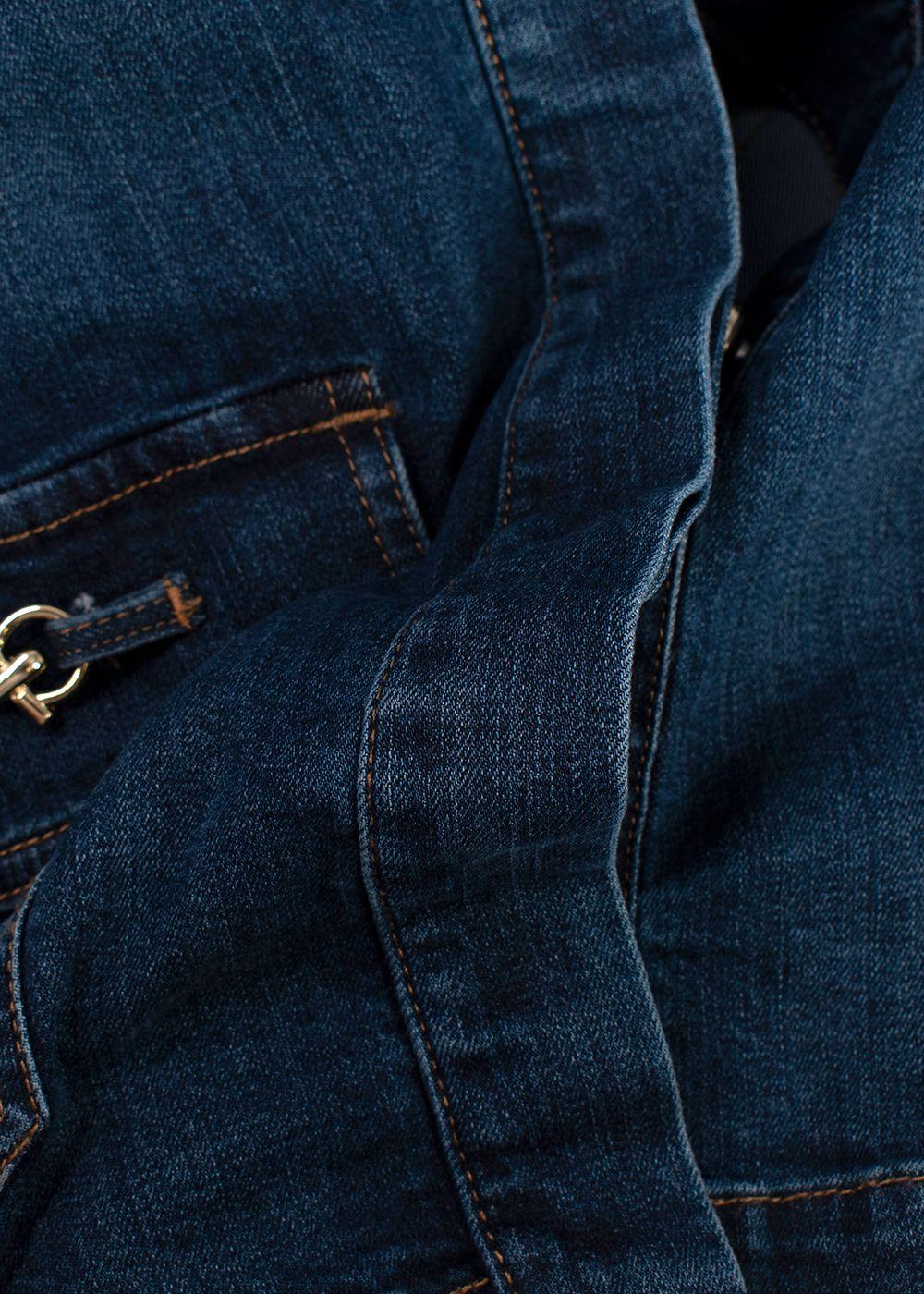 Marina Rinaldi Sport Dark Blue Wash Denim Jacket
