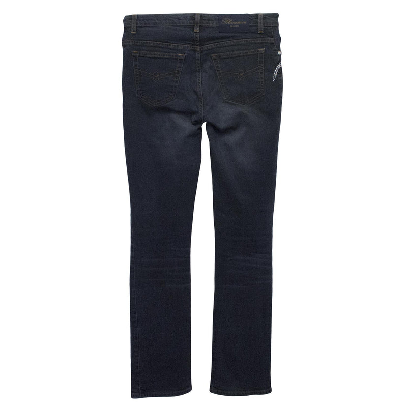 Blumarine Denim Jeans With Silver Embellished Lizards