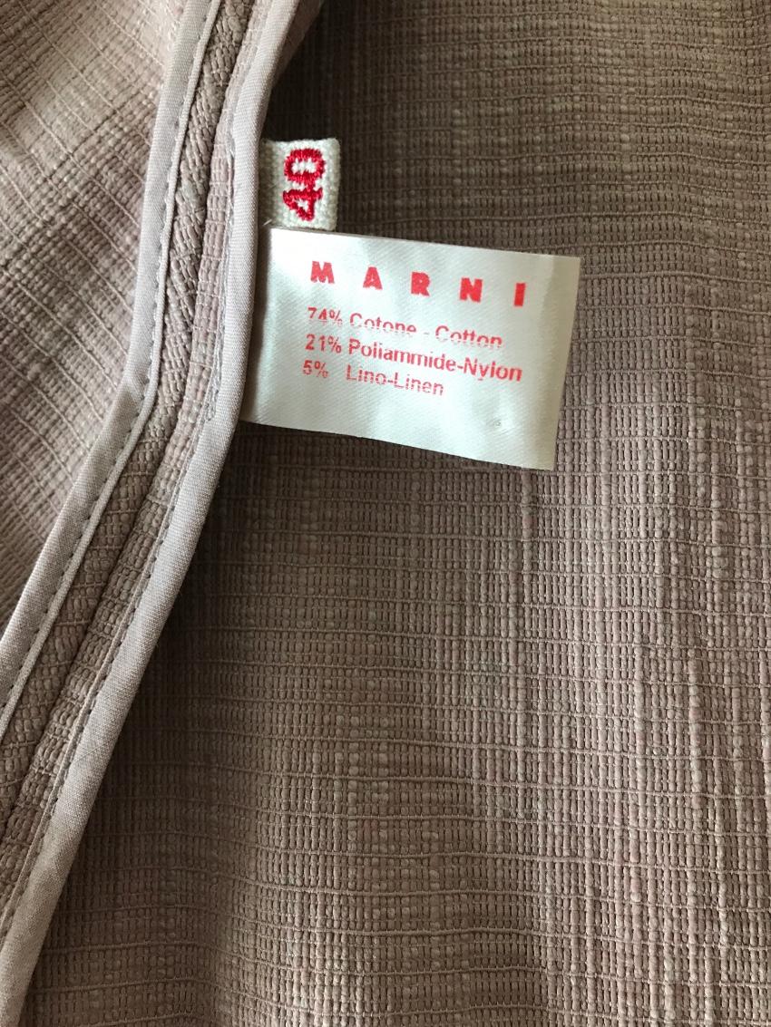 Marni pink zipped front short jacket