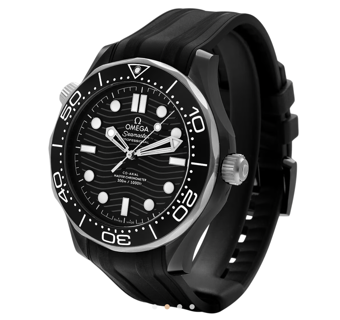Omega Black Seamaster Diver Watch 300M 43.5mm