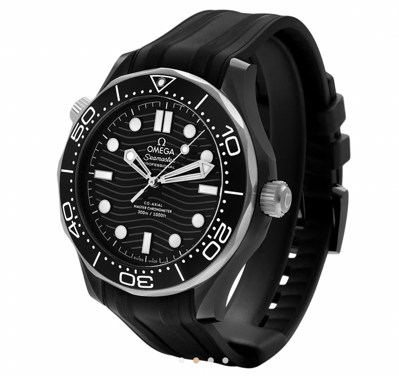 Omega Black Seamaster Diver Watch 300M 43.5mm