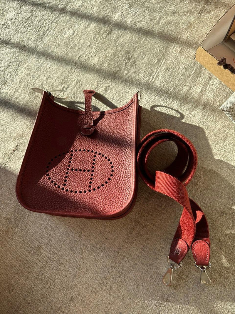Hermès Rouge H Évelyne 16 (TPM) Palladium Hardware
