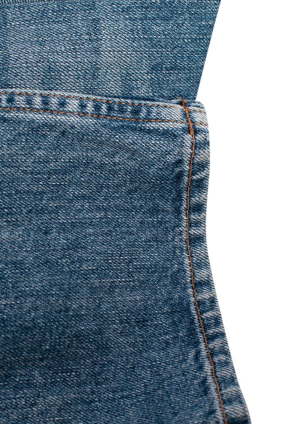 Brock Collection Mid Wash Straight Leg Jeans