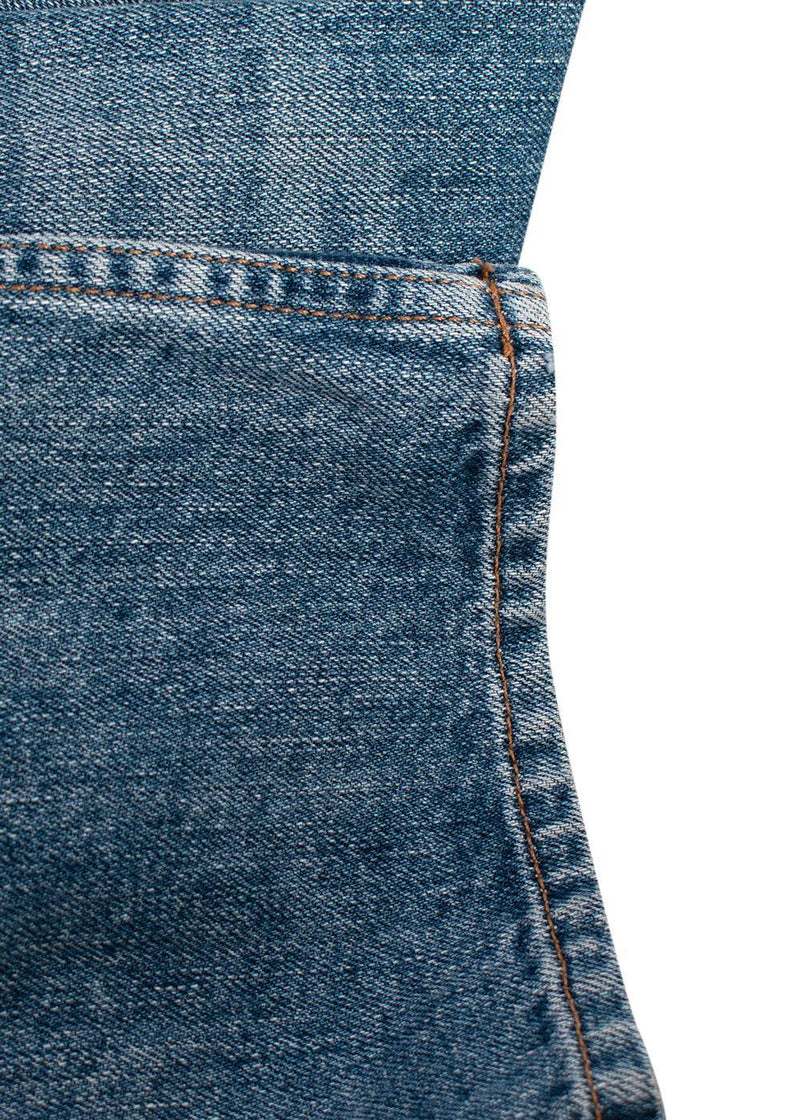 Brock Collection Mid Wash Straight Leg Jeans