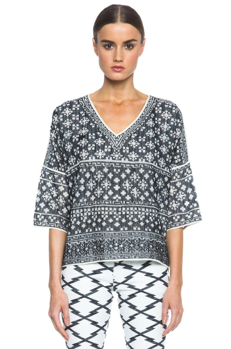 Isabel Marant Bela intarsia-knit top