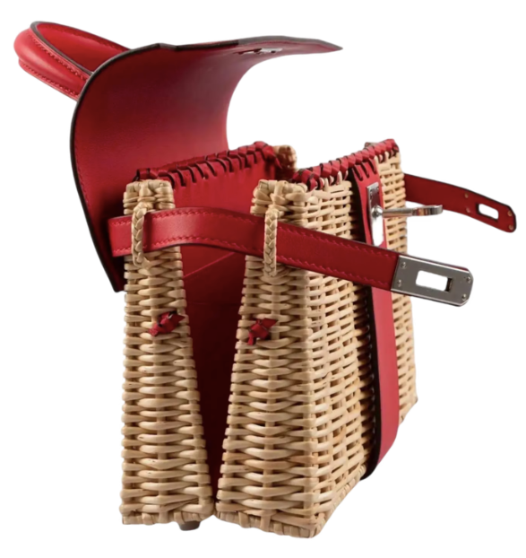 Hermès Kelly 20 Picnic Swift & Osier Rouge De Coeur