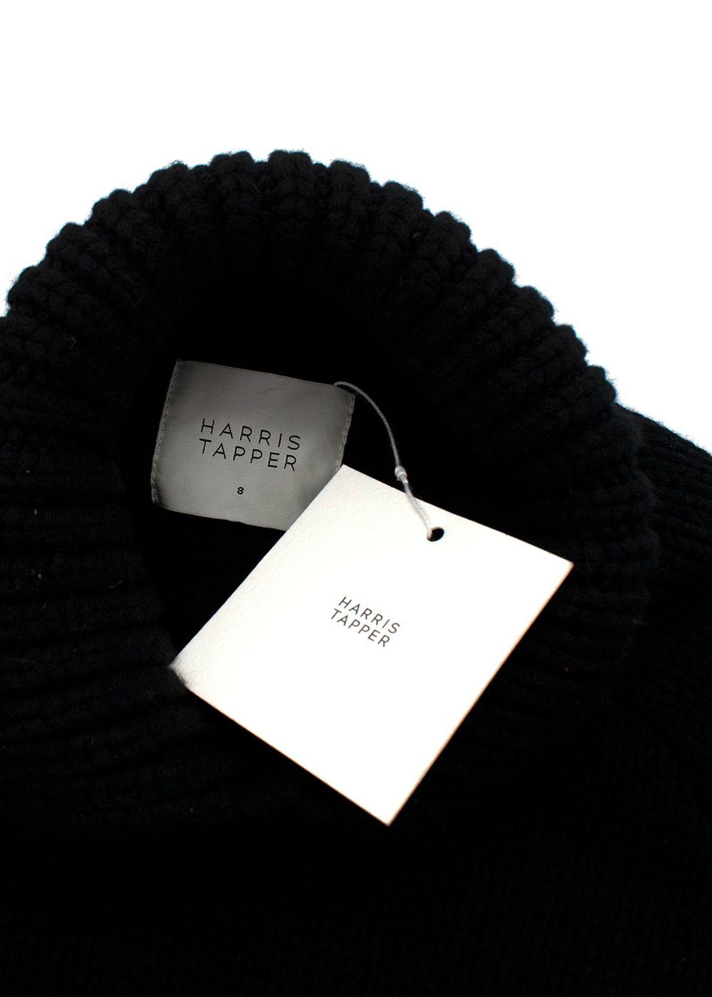 Black Merino Wool Roberta Jumper