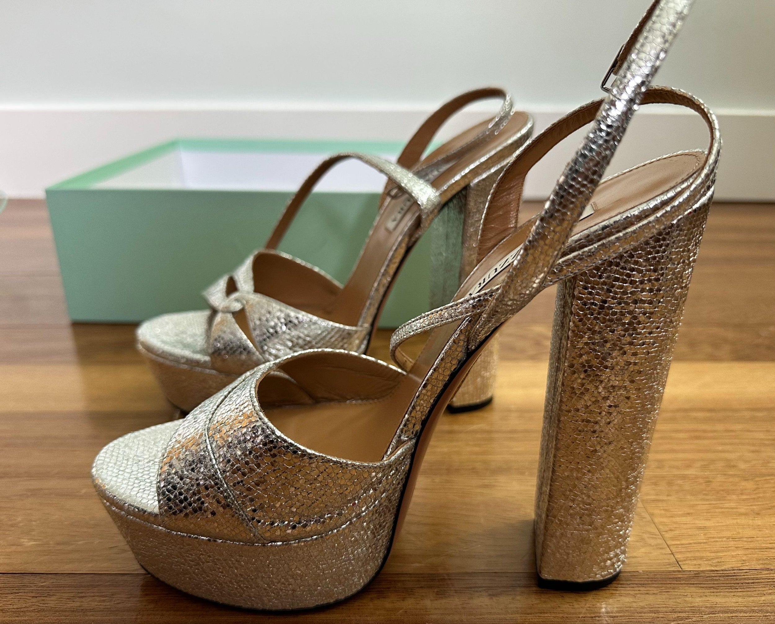 Silver Sinner 140 Sandals