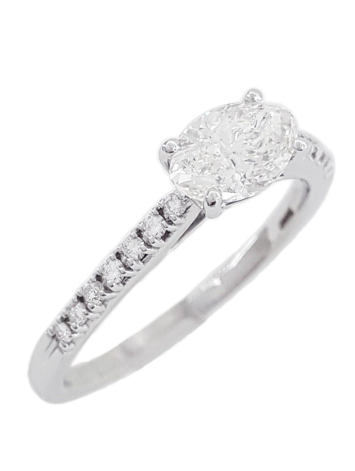 Verde 1ct IGI Certified Lab-grown Oval Solitaire Cut Diamond Ring