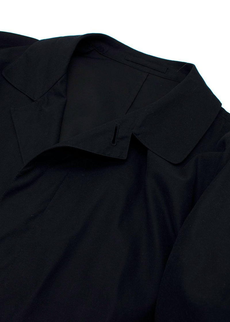 Aquascutum Black Polyester Coat