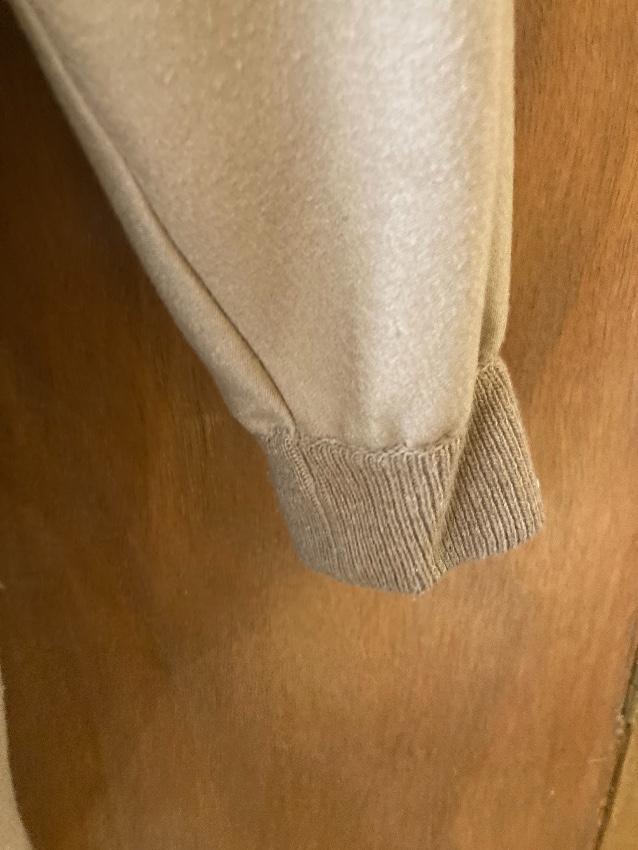 MaxMara Camel Leather Trimmed Wool & Cashmere jacket