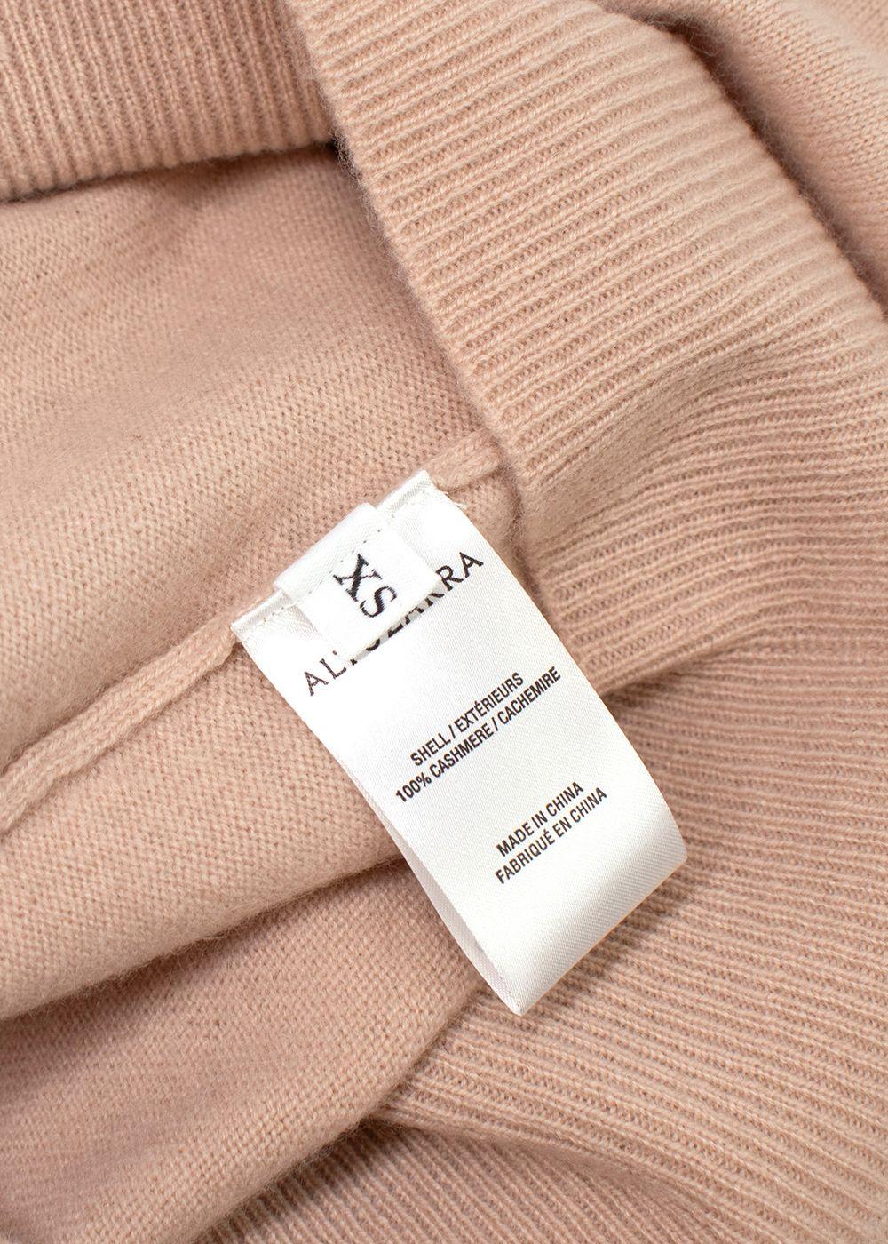 Altuzarra beige cashmere braided trim jumper