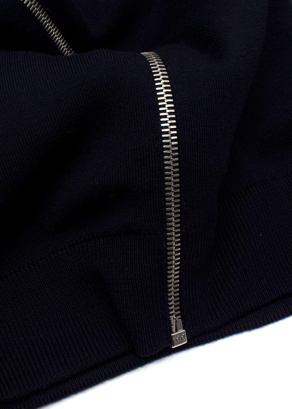 Prada Navy Nylon and Wool Windbreaker