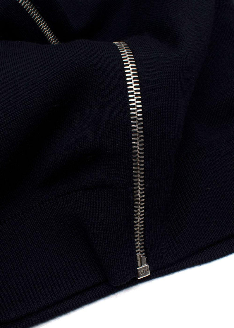 Prada Navy Nylon and Wool Windbreaker