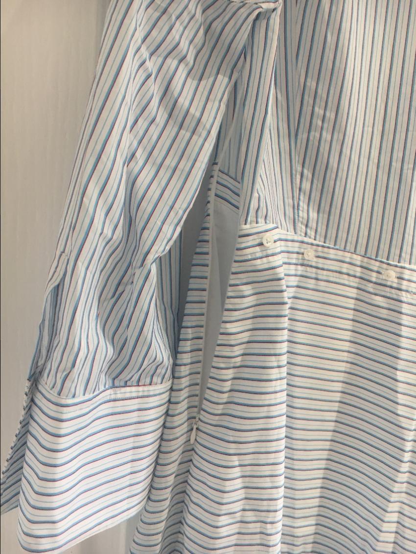 3.1 Phillip Lim Women's Blue Striped Shirt Dress
