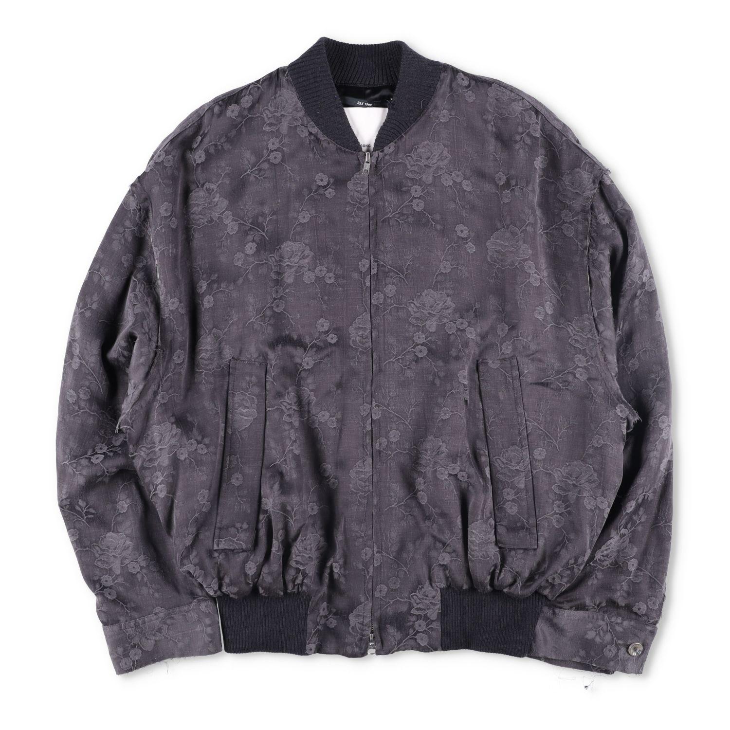 Song For The Mute Embroidered Floral Bomber Jacket
