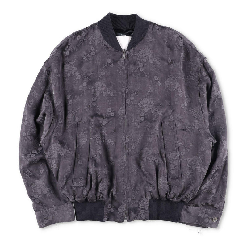 Song For The Mute Embroidered Floral Bomber Jacket