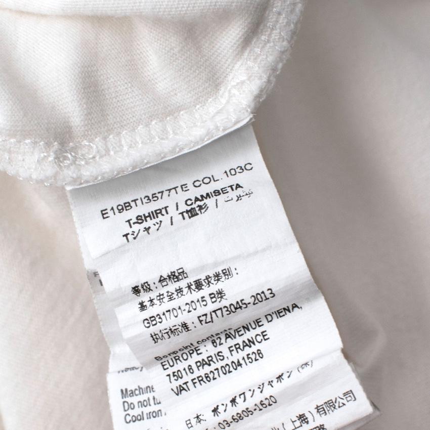 Bonpoint White Cotton Love Print T-shirt