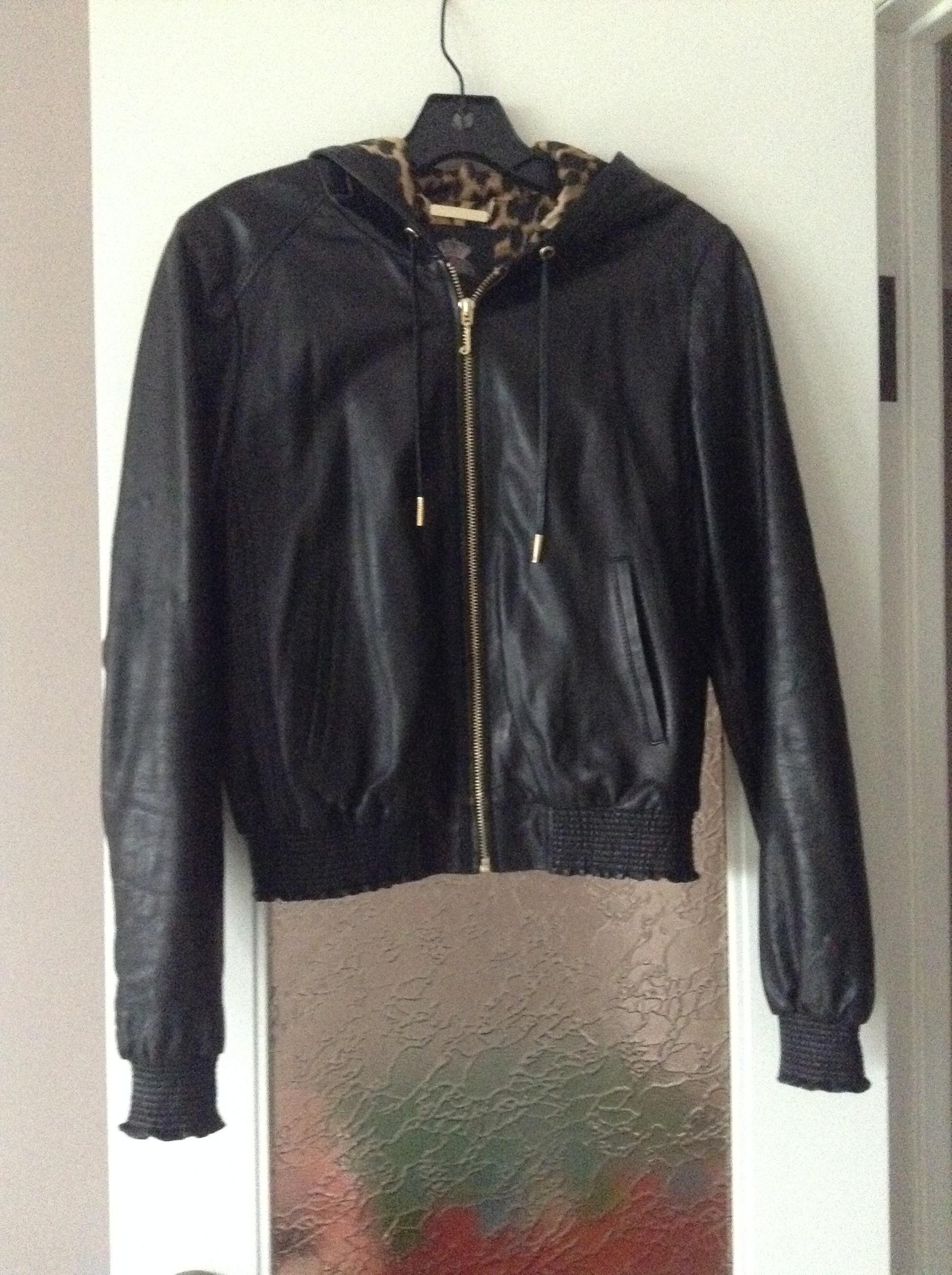 Juicy Couture Leather bomber jacket