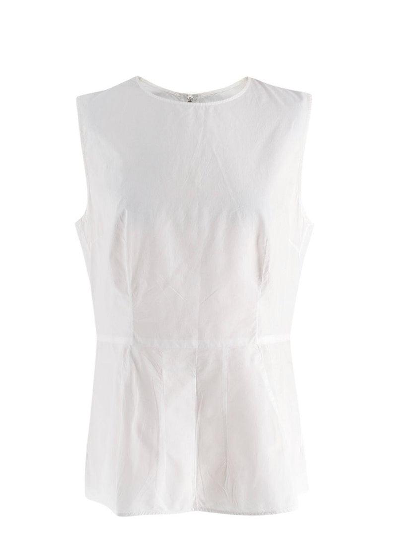 Marni White Sleeveless Blouse