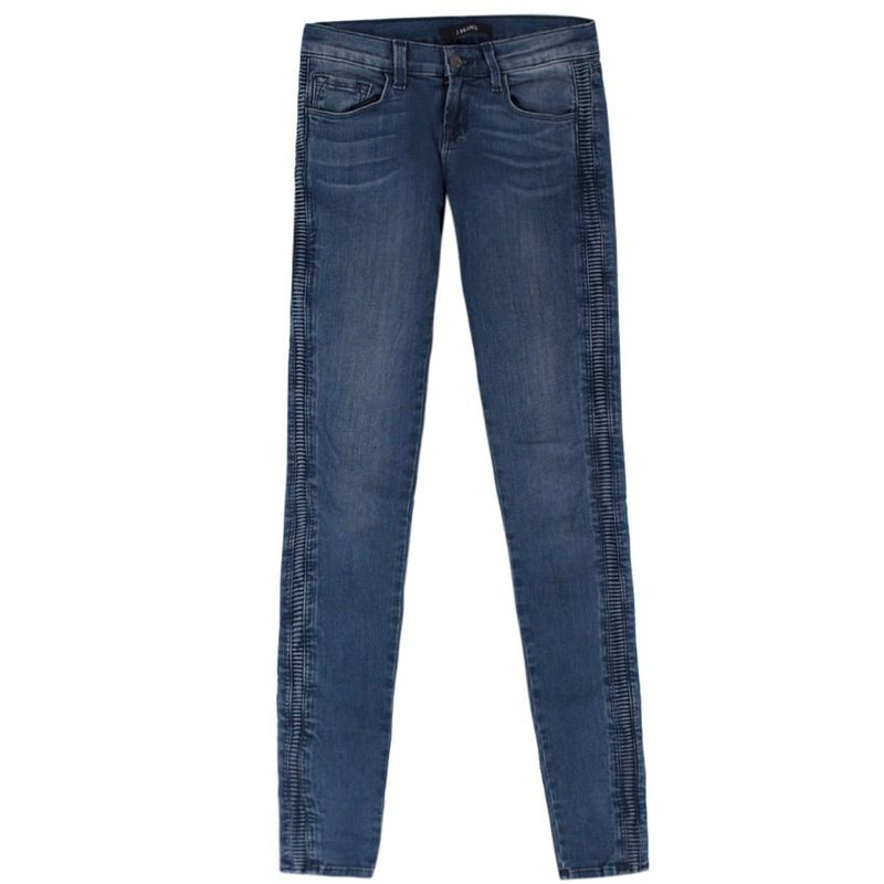 J Brand Liberty Mid Wash Blue Skinny Jeans
