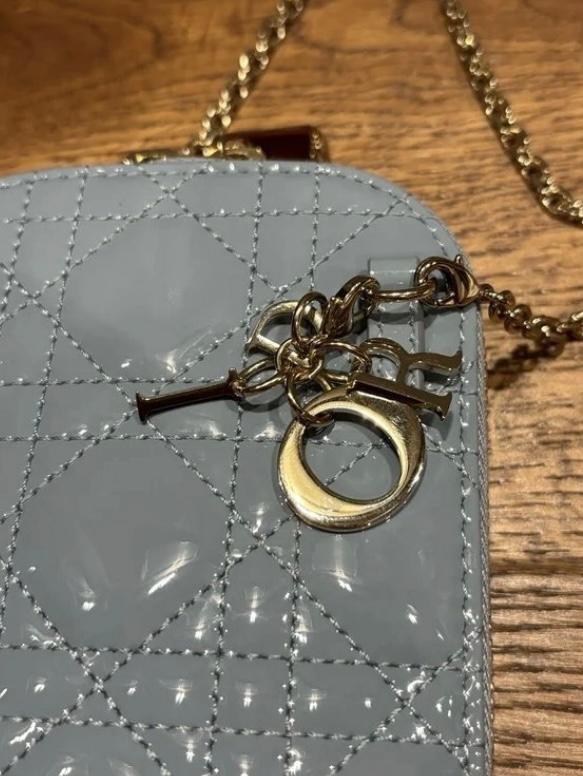 Dior Blue Cannage Phone Case
