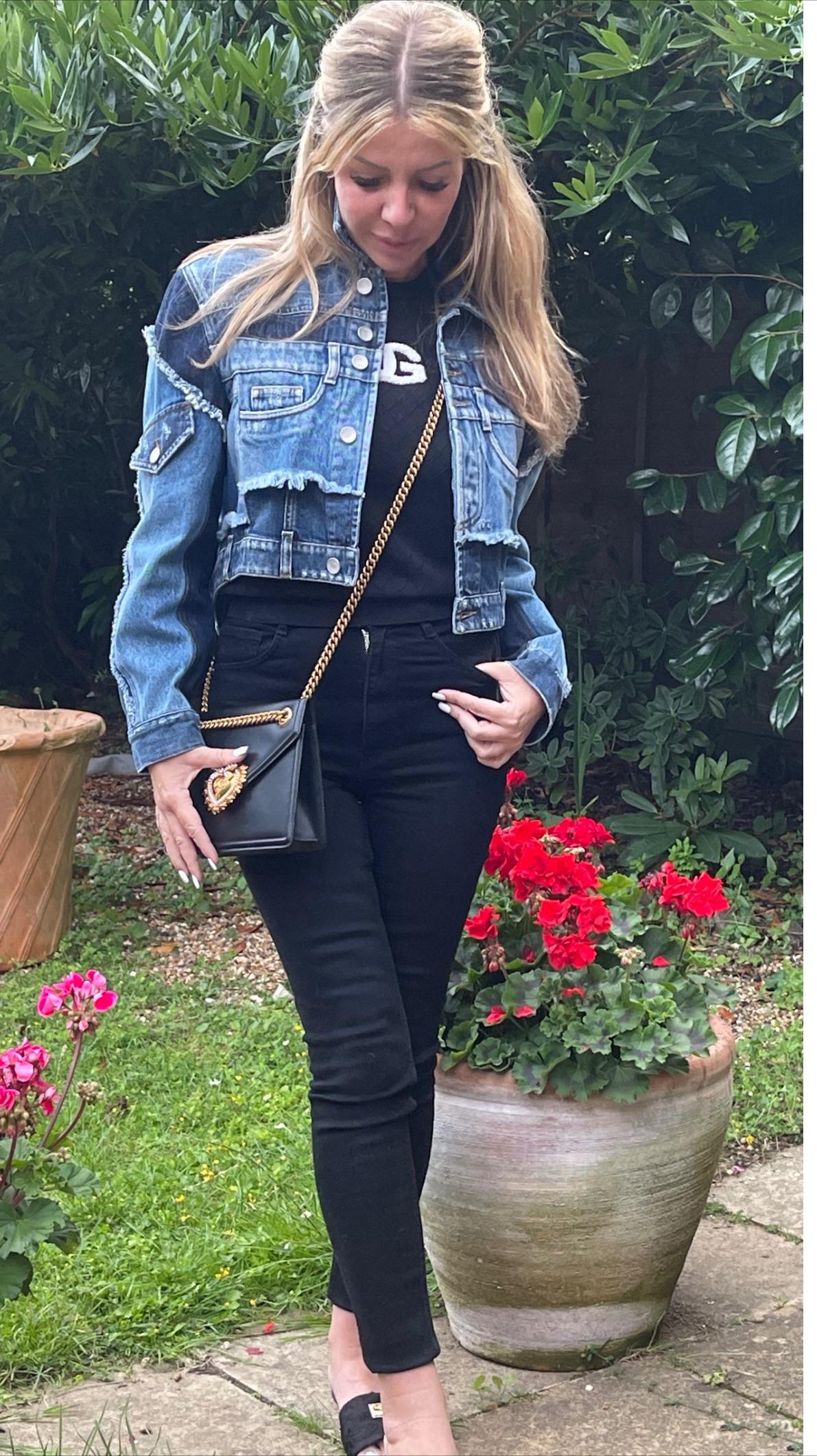 Docle & Gabbana Mixed Denim Jacket