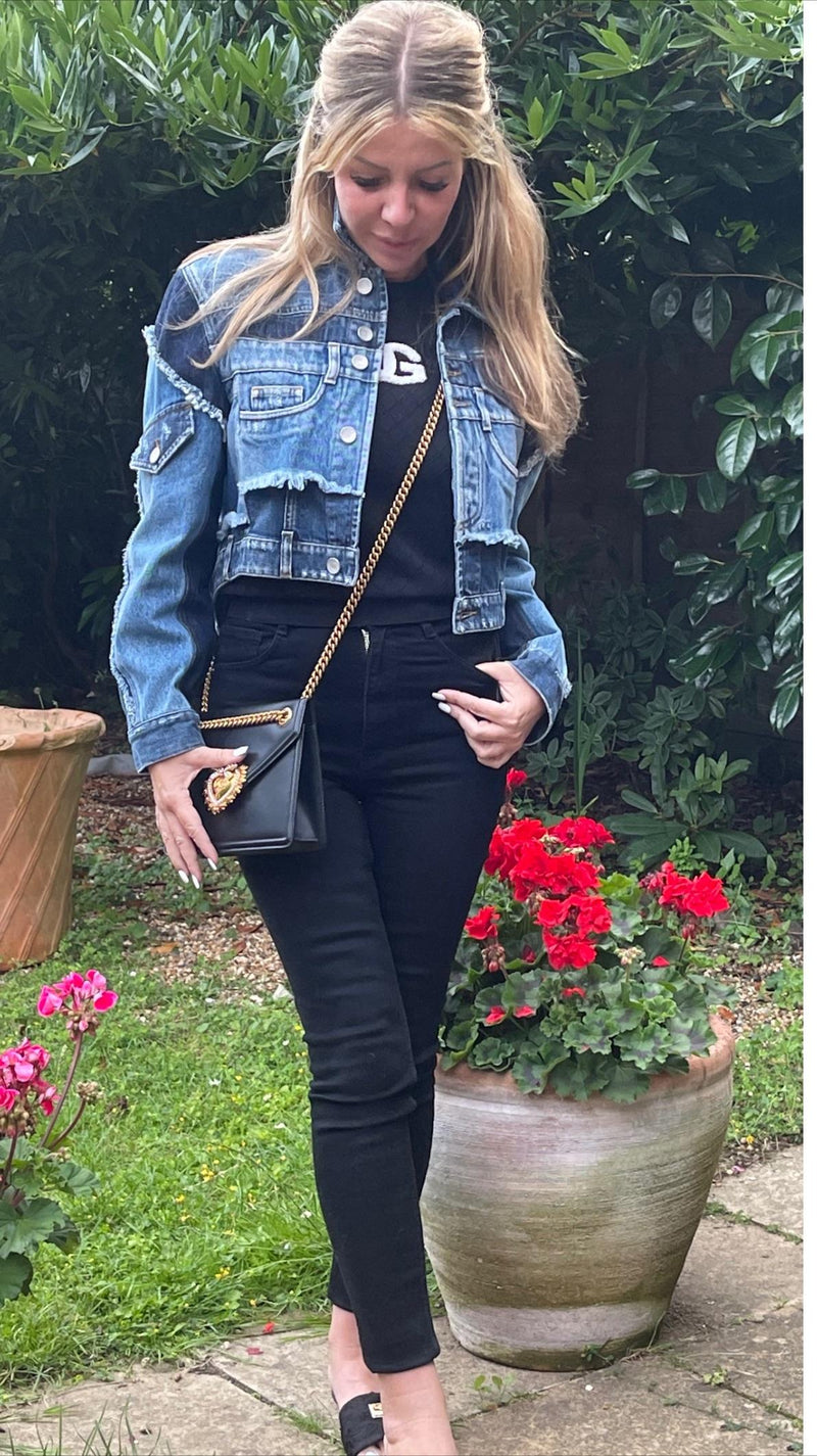 Docle & Gabbana Mixed Denim Jacket