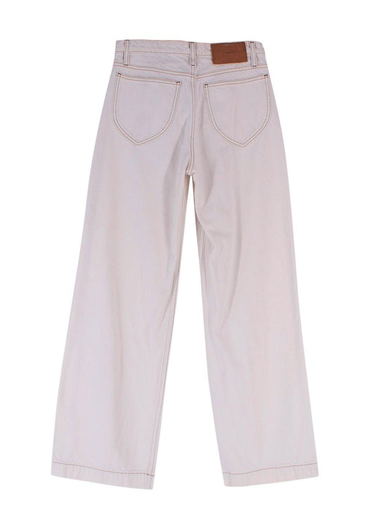 Frame Ecru 'Le Italien' White Denim Jeans