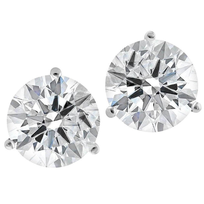 1.15 Carat Fine Labgrown Diamond Stud Earrings set in White Gold