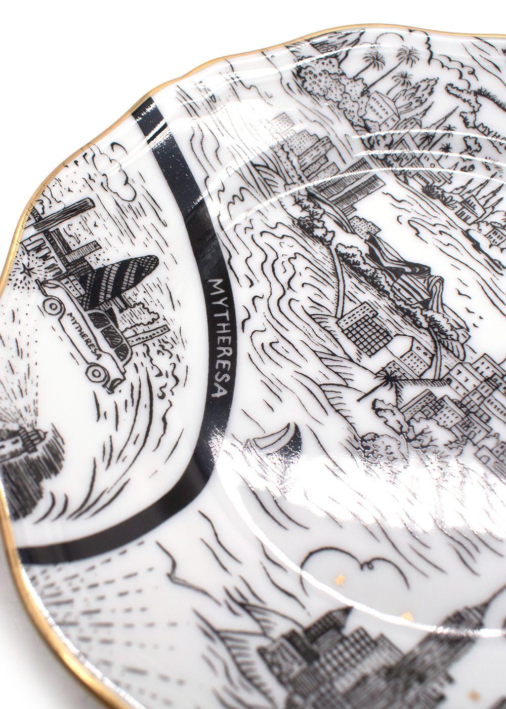 Ginori 1735 x Mytheresa 'Find Luxury to Love' Set of Four Exclusive Plates