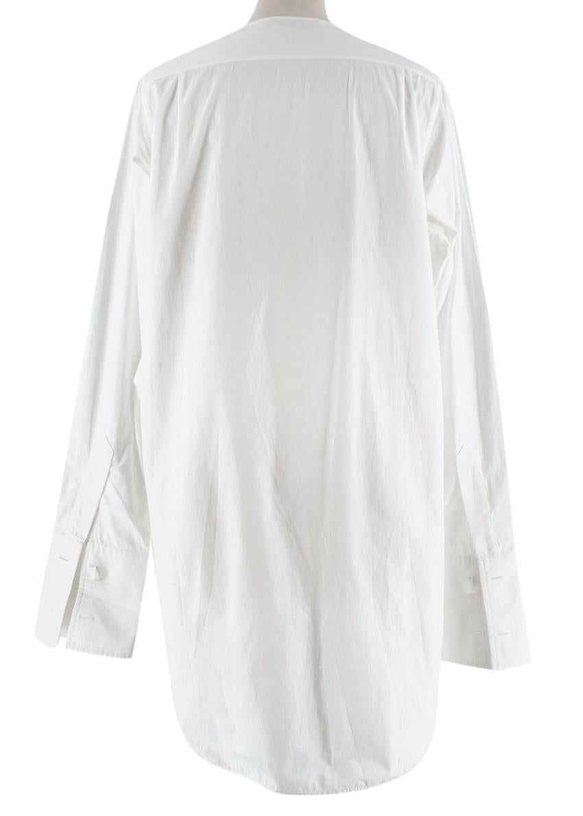 Stella McCartney White Cotton Button-Down Long-Sleeve Tunic