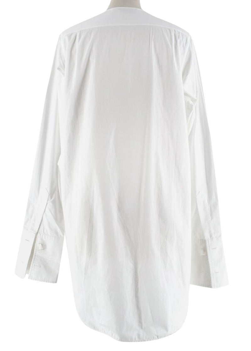 Stella McCartney White Cotton Button-Down Long-Sleeve Tunic