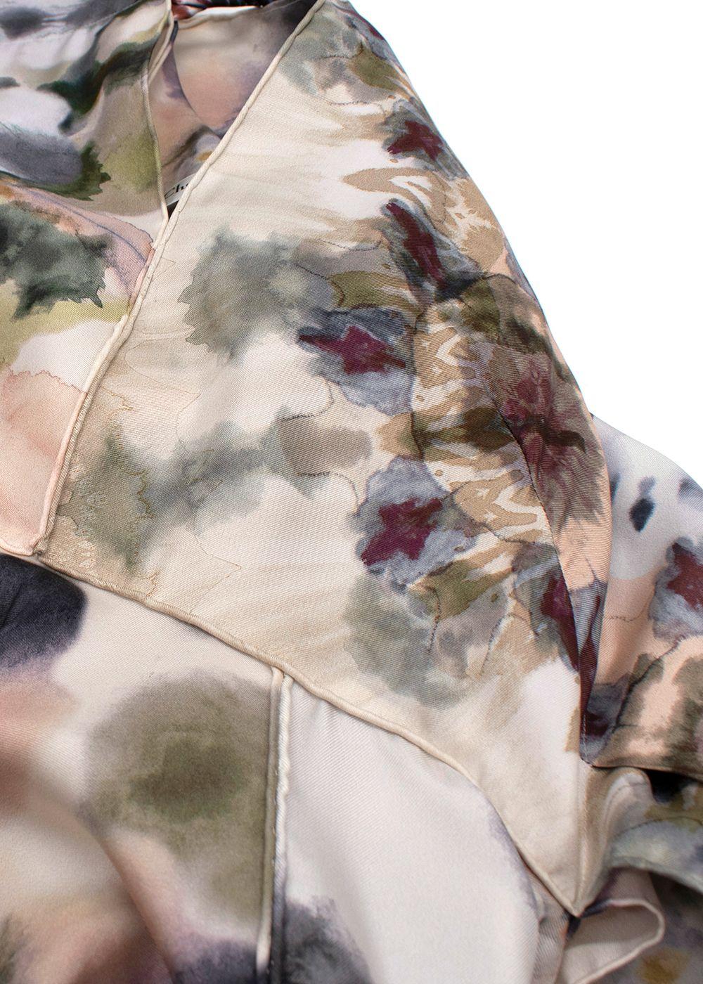 Dior Silk Smock Dress with 3/4 Sleeves