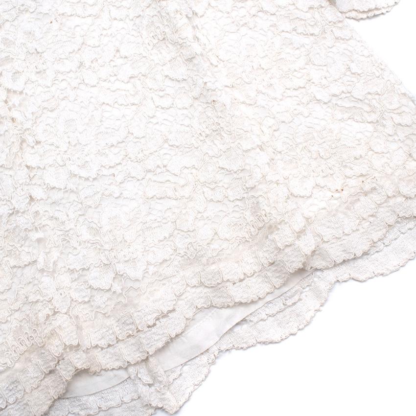 Romiga Ivory Lace Long Sleeve Top