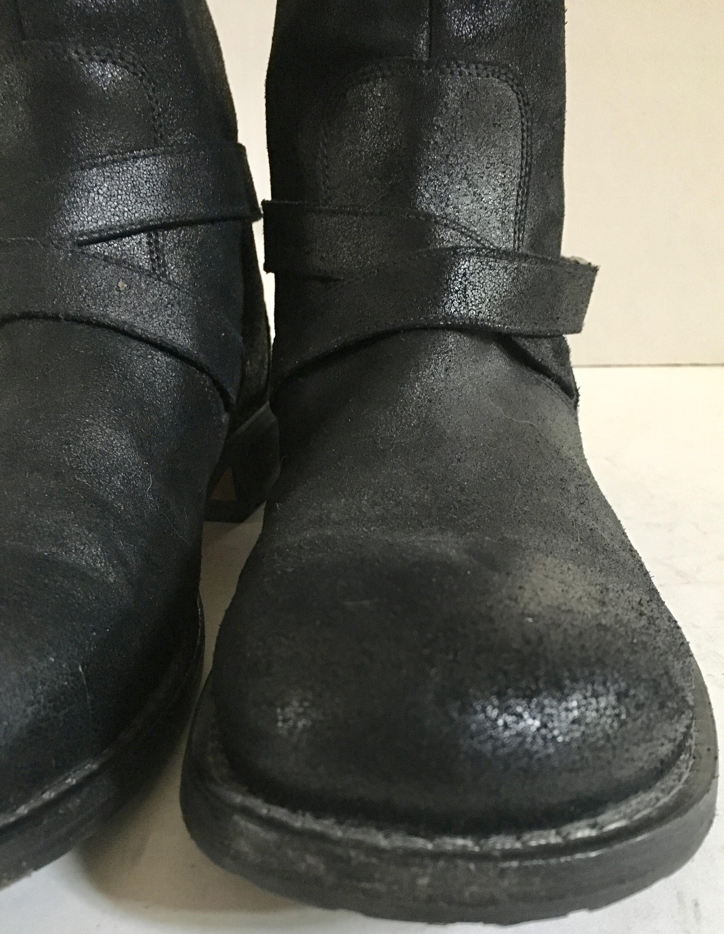 Neil Barrett black mens leather boots