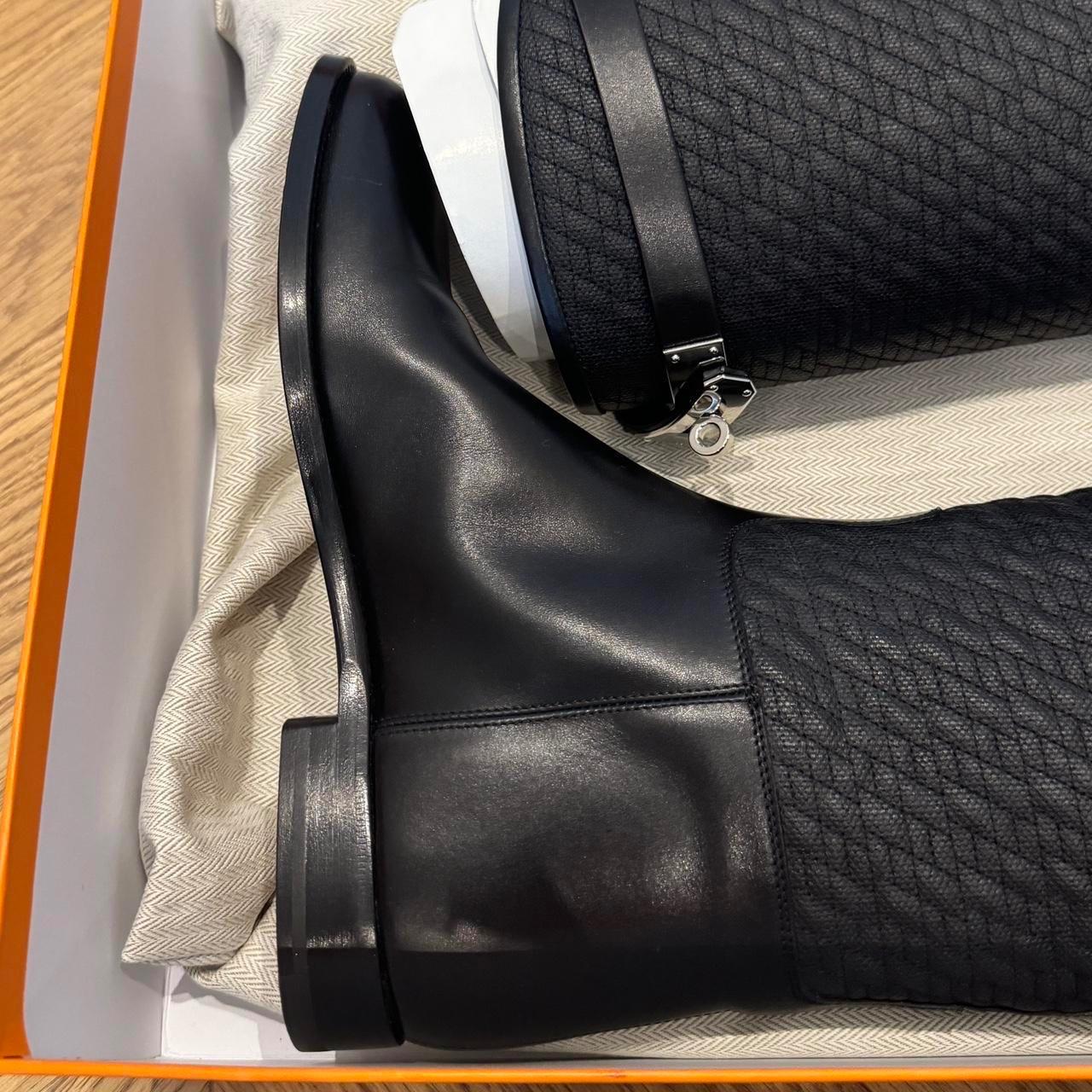 Hermes Black Jumping Boots New In Box